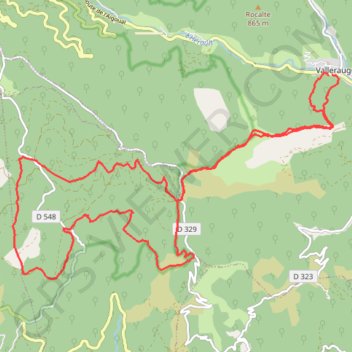 Valleraugue - Cap de Cote - Col de Montals GPS track, route, trail