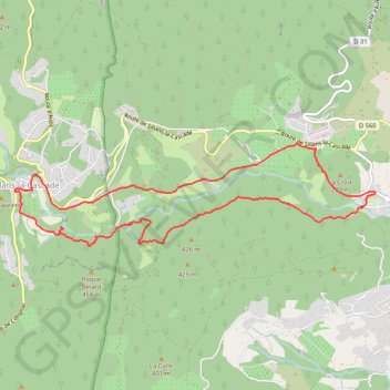 Sillans la Cascade - Salernes GPS track, route, trail