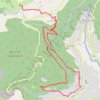 De Bar sur Loup à Gourdon GPS track, route, trail