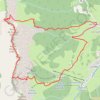 Traversée de Roche Rousse m depuis les Petits Deux - Gresse-en-Vercors GPS track, route, trail