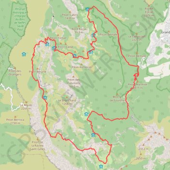 Tour_ilets_mafate GPS track, route, trail