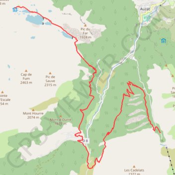 Garguéran - Bassiès GPS track, route, trail