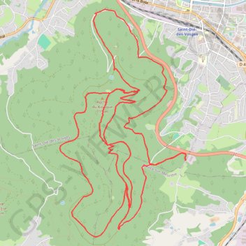Le Kemberg - Saint-Dié-des-Vosges GPS track, route, trail