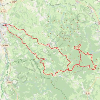 La Montagne Bourbonnaise GPS track, route, trail