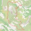 Mourre du Chanier GPS track, route, trail