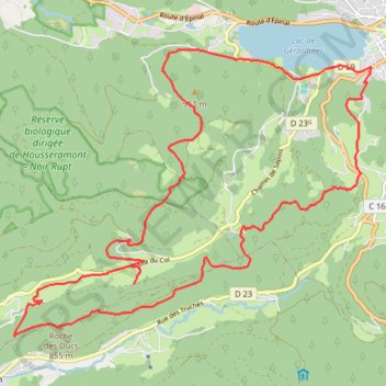 Autour des rochottes GPS track, route, trail