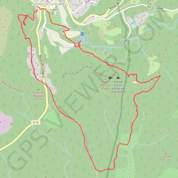 Sillans GPS track, route, trail