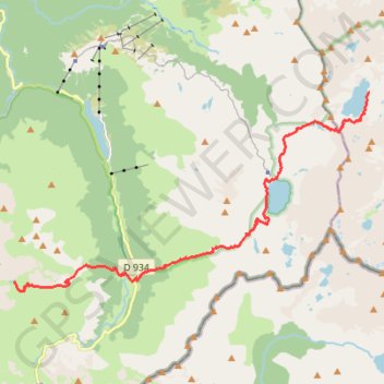 Randonnée Pyrénées : du refuge de Migouélou au refuge de Pombie GPS track, route, trail