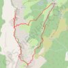 Petit Veymont NE en boucle par le Grand Veymont (Vercors) GPS track, route, trail