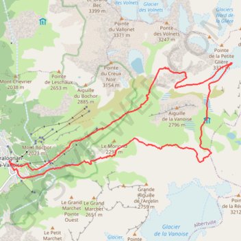 Transvanoise GPS track, route, trail