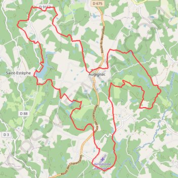 St Estephe 28 kms GPS track, route, trail