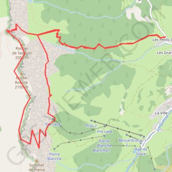 Berriève et Posterle GPS track, route, trail