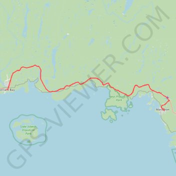 Terrace Bay - Marathon GPS track, route, trail