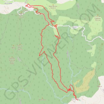 PIERREFEU VE GAUTIER GPS track, route, trail