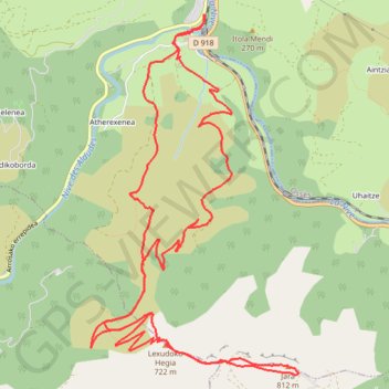 Saint martin arrossa - jara GPS track, route, trail