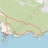La boucle du Capo Pertusato à Bonifacio GPS track, route, trail