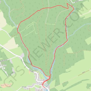 Achouffe : La Vallée des Fées GPS track, route, trail