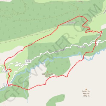Charamel du mas GPS track, route, trail