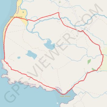 Silver strand GPS track, route, trail