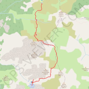 GR20 Ortu di u Piobbu - Carrozzu GPS track, route, trail
