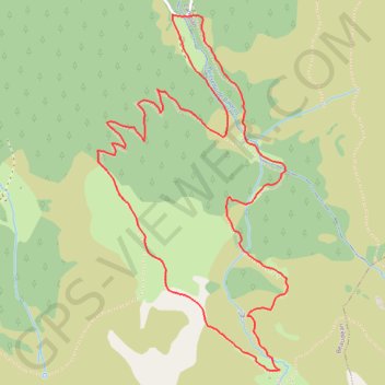 Cabanes du Courbet et de Conques GPS track, route, trail