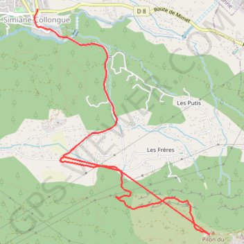 Pilonsimiane GPS track, route, trail
