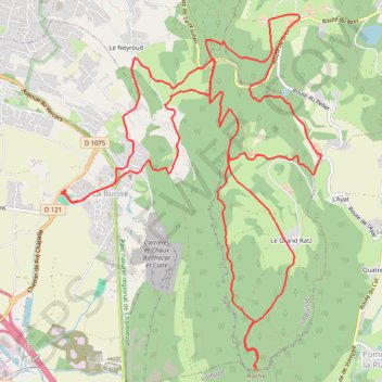 Le Grand Ratz depuis La Buisse GPS track, route, trail