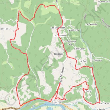 Beynac en Périgord Noir GPS track, route, trail