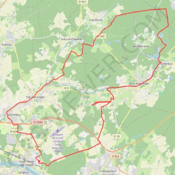 Virade de l'Espoir - Le Belvédère des Caillettes GPS track, route, trail