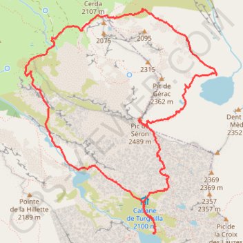 PIC SERON GPS track, route, trail