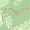 Forêt de combeloup (isère) GPS track, route, trail