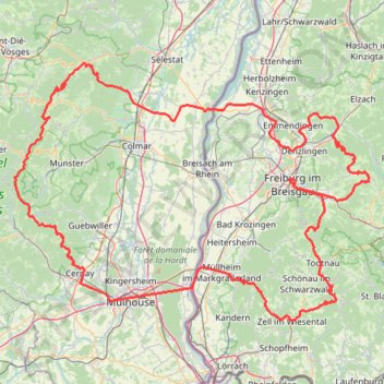 Foresta Nera - Alsazia v2 GPS track, route, trail