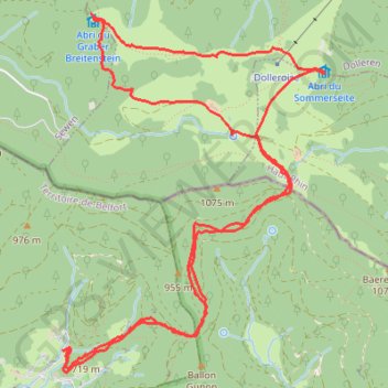 La Fennematt GPS track, route, trail