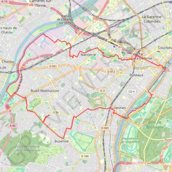 Bords de Seine GPS track, route, trail