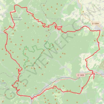 Gresswiller GPS track, route, trail