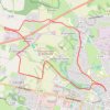Petite boucle autour d'Alençon et de Damigny GPS track, route, trail