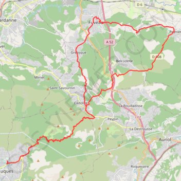 Les michels GPS track, route, trail