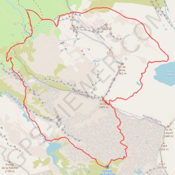Pic de Séron GPS track, route, trail