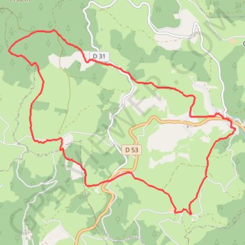 Marche des Pentes et Côtes à Moulins-Cherier GPS track, route, trail