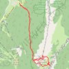 Lances de Malissard depuis Saint Philibert (Chartreuse) GPS track, route, trail