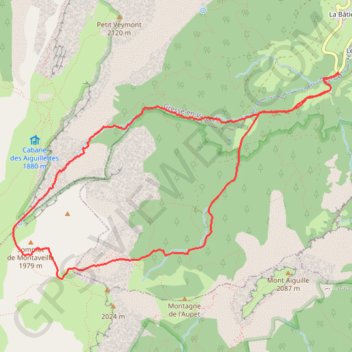 Rochers du Parquet GPS track, route, trail