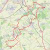 Sur les traces des batailles de Bouvines et Mons-en-Pévèle GPS track, route, trail