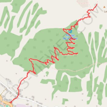 La Verticale des Tzams GPS track, route, trail