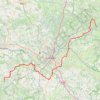 GR4 De Champagnac-la-Rivière (Haute-Vienne) à Châtelus-le-Marcheix (Creuse) GPS track, route, trail