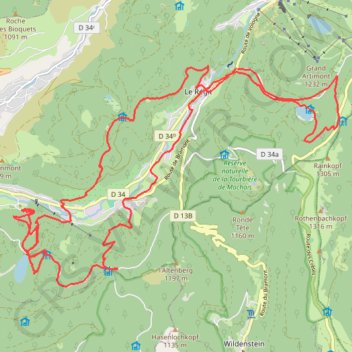 Enduro La Bresse GPS track, route, trail