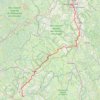 Itinéraire de Clermont-Ferrand à Agrès, Saint-Parthem GPS track, route, trail