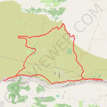 Plateau de Calern GPS track, route, trail