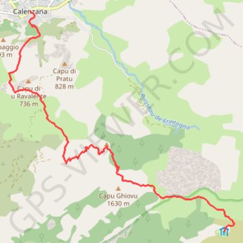 Refuge d'Ortu di u Piobbu GPS track, route, trail