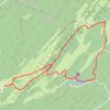 Forêt du Massacre - Lamoura - le Boulu GPS track, route, trail