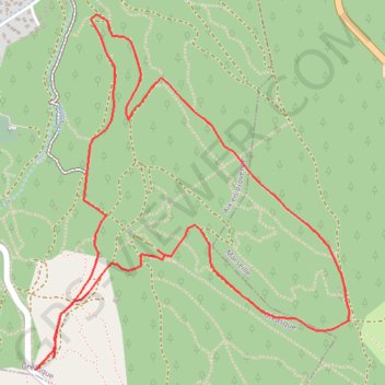 Les Euves Gréasque GPS track, route, trail